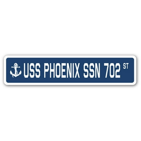 USS PHOENIX SSN 702 Street Sign us navy ship veteran sailor