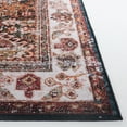 thumbnail image 4 of SAFAVIEH Tucson Faith Traditional Machine Washable Area Rug, Ivory/Green, 10' x 14', 4 of 10