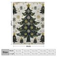 thumbnail image 4 of Orinice Christmas Tree Gold Stars Lace Warm Lightweight Blanket Soft Fleece Throw Blanket for All Seasons - Ideal Decor for Living Rooms, Sofas, and Beds 60x80in, 4 of 6
