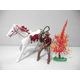 thumbnail image 2 of Modelo de vaquero occidental a caballo, cuatro modelos mixtos de muñecos occidentales, caja de arena psicológica, accesorios de personajes, 2 of 4
