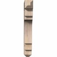 thumbnail image 6 of Ekena Millwork 5 1/2"W x 28"D x 40"H Merced Craftsman Smooth Bracket, Douglas Fir, 6 of 13