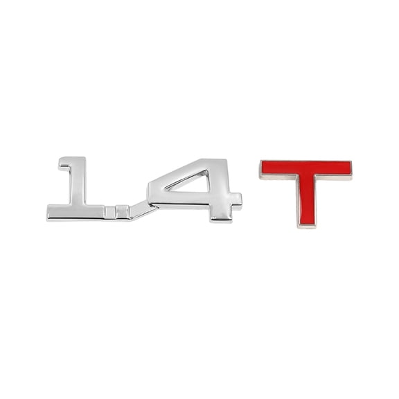 Adhesivo De Emblema Distintivo Decorativo De Coche Universal 3D De Metal En Forma De 1.4T