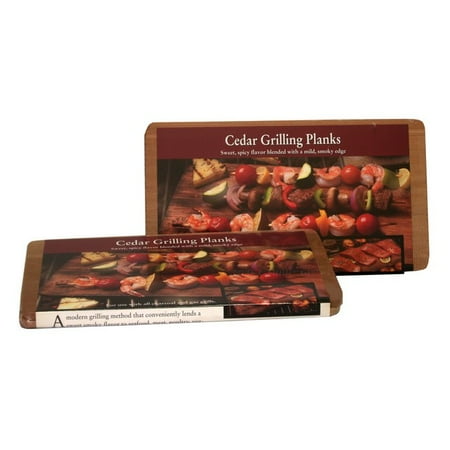 Natures Cuisine NC004-210 2 Count 5. 5 inch X 10 inch X . 31 inch Cedar Grilling Planks