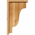 thumbnail image 3 of 8"W x 12"D x 20"H Newport Rough Sawn Corbel w/Backplate, Western Red Cedar, 3 of 9