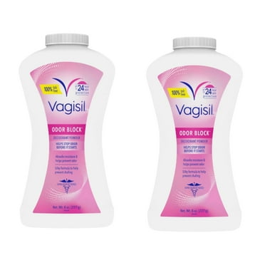 Vagisil Odor Block Deodorant Talc-Free Powder - 8oz - 2 Pack