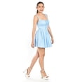 thumbnail image 2 of Vestido de corset fruncido Roman Fashion /Juvenil, 5746 (Azul cielo) azul cielo M, 2 of 5