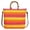 Multicolor, variant on Multicolor Straw Woven Tote Bag with Bamboo Handles, Boho Summer Beach Handbag for Parties Brunch Picnics Outdoor Events (Multicolor)