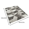 thumbnail image 3 of Alfombra Minimalista Escandinava para Sala de Estar, Diseño Geométrico Abstracto, para Dormitorio, Mesita de Noche, Mesa de Centro Rectangular Completa, 3 of 3