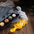 thumbnail image 4 of Rice Ball Mold Plastic Non-Stick Rice Roll Shaker roll maker; rice 3-Grid DIY Roll Maker Kitchen Food Rolling Tool, 4 of 8