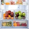 thumbnail image 2 of Sorbus Open Plastic Storage Bins Clear Pantry Organizer Box Bin Containers for Organizing Kitchen Fridge, Food, Snack Pantry Cabinet, Fruit, Vegetables, Bathroom Supplies (2-Pack), 2 of 3