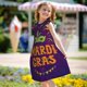 thumbnail image 5 of Fotbe Mardi Gras2 Vestido de Dormir para Niñas de 3 a 10 Años, Mangas Cortas, Estilo Princesa, Pijama Camisón con Mangas Voladas-Small, 5 of 6