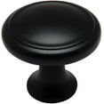 thumbnail image 2 of DyGTyX 25 Pack 5982FB, 1-1/8" Diameter Round Cabinet Hardware Knob, Flat Black, 2 of 2
