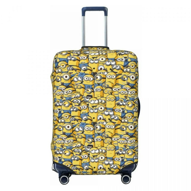 Custom Minions Luggage Cover Protector Washable Travel Suitcase Covers