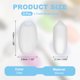 thumbnail image 2 of Uxcell 6 Pcs Fundas de Silicona para Cepillos de Dientes, Tapa de Reemplazo para Cabeza con Agujero para Colgar para Cepillo de Dientes Manual Eléctrico para Hogar Viaje Gimnasio, Claro, 2 of 7
