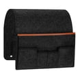 thumbnail image 3 of Bolsa de Almacenamiento para Cabecera Organizador de Fieltro con Bolsillos Colgantes Porta Revistas Y Accesorios Práctico para Dormitorio Y Cuartos de, 3 of 7