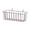 Pink, variant on Hanging Wall Storage Basket Wall-Mounted Metal Wire Baskets Multifuncation Organizing Basket for Kitchen Bathroom Dorm