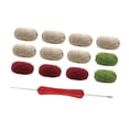 thumbnail image 4 of Kit de ganchillo para manta de flores, regalo hecho a mano, accesorios elegantes, inicio de ganchillo Rosa roja blanca caqui, 4 of 9