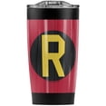 thumbnail image 1 of Batman Robin Left Chest Logo Stainless Steel Tumbler 20 oz Coffee Travel Mug/Cup, Vacuum Insulated & Double Wall with Leakproof Sliding Lid | Great for Hot Drinks and Cold Beverages, 1 of 7