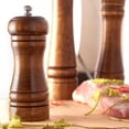 thumbnail image 3 of Salt and Pepper Grinder Set for Home Kitchen Salt Pepper Spice Mill Grinder Shaker Wood Color, 3 of 6
