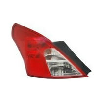 Left Tail Light Assembly - Compatible with 2012 - 2019 Nissan Versa Sedan 2013 2014 2015 2016 2017 2018