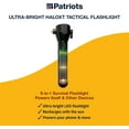 thumbnail image 2 of 4Patriots Emergency Solar Powered Tactical Flashlight 4-Pack, 9-in-1 Multi Function Flashlight, Great for Camping or Emergencies, 2 of 8