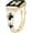 A-Gold/Black, variant on Bling Womens Band Compatible with Apple Watch Band 40mm 41mm 38mm Series 9 8 7 6 5 4 3 2 1 SE, Sparkle Diamond Replacement Bracelet Wristband, Cute Lucky Clover Dressy iWatch Band, Gold/Black