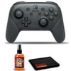 Nintendo Switch Pro Controller Bundle with 6Ave Cleaning Kit