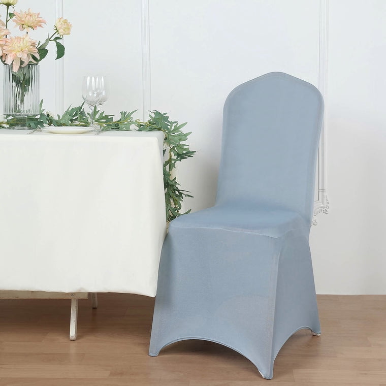 Stretchy Spandex Fitted Banquet Chair Cover Dinning Event Slipcover For Wedding 
