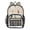 Rocket with Flames Pattern, variant on PVC Transparent Backpacks Clear Backpack for Travel and Outings Pastel Purple Planets and Stars