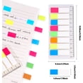 thumbnail image 2 of LAICAIW 1600 Pieces, Transparent Sticky Notes, Page Markers, Book Tabs, Sticky Note Tabs, Sticky Tabs, Page Tabs, Label Stickers, Pop Up Index Tabs, Tabs Flags Stickers, Index Tabs Flags, 2 of 7