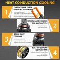 thumbnail image 5 of Luz de luz, coche impermeable Ip68 200w 20000lm Led 6000k 20000lm Coche de plomo Disipación de calor Lectura 9006 Led Ip68 Coches Qisuo Mewmew Gato con eficiencia con calor eficiente, 5 of 5