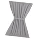 thumbnail image 5 of 2 piezas 137x102cm Panel de cortina de puerta francesa con reducción de lámpara frontal, gris cro, para patio, con trasero incluido perfecl Panel de cortinas de puertas francesas, 5 of 7