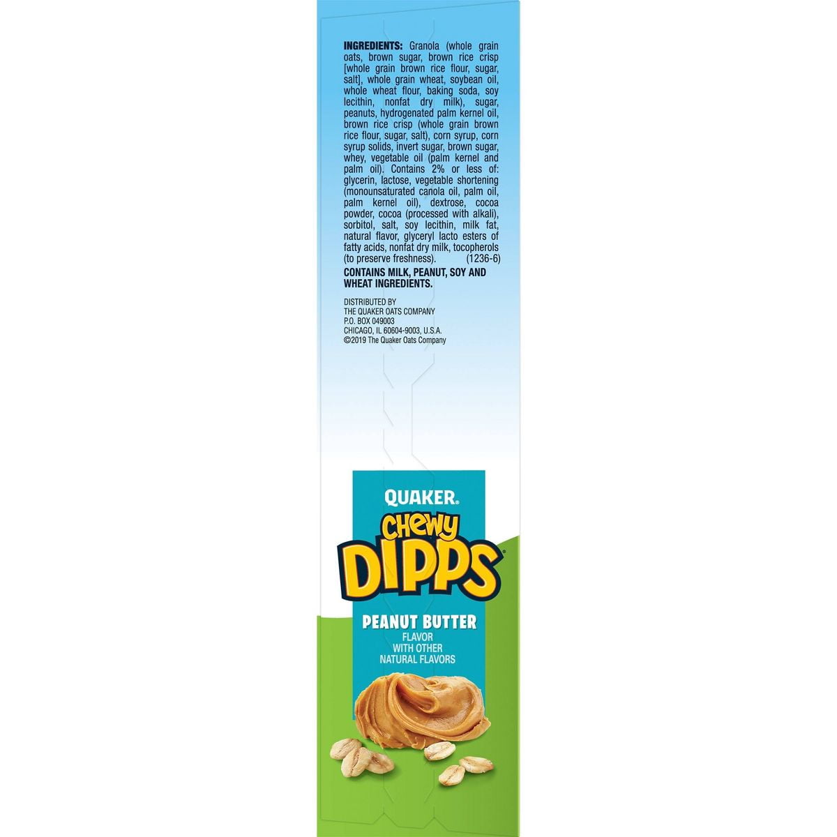 Quaker Chewy Dipps Peanut Butter Granola Bars - 14.8oz/14ct - Pack of 2