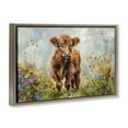 thumbnail image 3 of Stupell Industries Rustic Lodge Mountain Cow Scene Brown Floating Frame Canvas Art, 25 x 17, by Petals Prints Design, 3 of 8