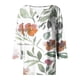 thumbnail image 5 of Fiudx Ofertas Del Día Blusa de Manga 3/4 Corta Estampada a La Moda para Mujer, Blusa Informal con Cuello Redondo, 5 of 5
