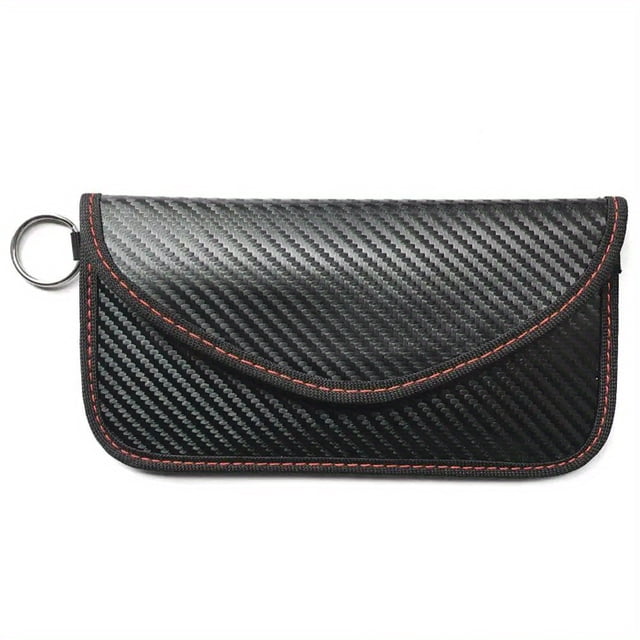 CNKOO Waterproof PU Leather Car Key and Cell Phone Signal Blocking Pouch Anti-Radiation Anti-Hacking Faraday Bag for Car Key Fob Security Travel Storage Case with RFID Blocking – Outd