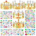 thumbnail image 1 of Coronas de papel doradas MGZTTHW para niños, hazlo tú mismo para cumpleaños, 20 unidades, 1 of 7
