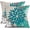 Dark Light Green, variant on Dark Blue Green Outdoor Pillow Covers 20X20 Inch Set of 2 Spring Teal Flower Pillow Case Outdoor Waterproof Decor for Patio Funiture Garden Polyester pillowcovers 002D20