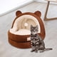 thumbnail image 2 of Cama para gatos cueva semicerrada nido Yuyangstore Marrón M, 2 of 8