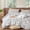 Gray, variant on Beige Floral Comforter Set Queen Size, Beige Leaf Floral Stripe Bedding Set, 3 Pieces 100% Cotton Comforter with 2 Pillowcases, Soft Lightweight Neutral Bedding Set All Seasons