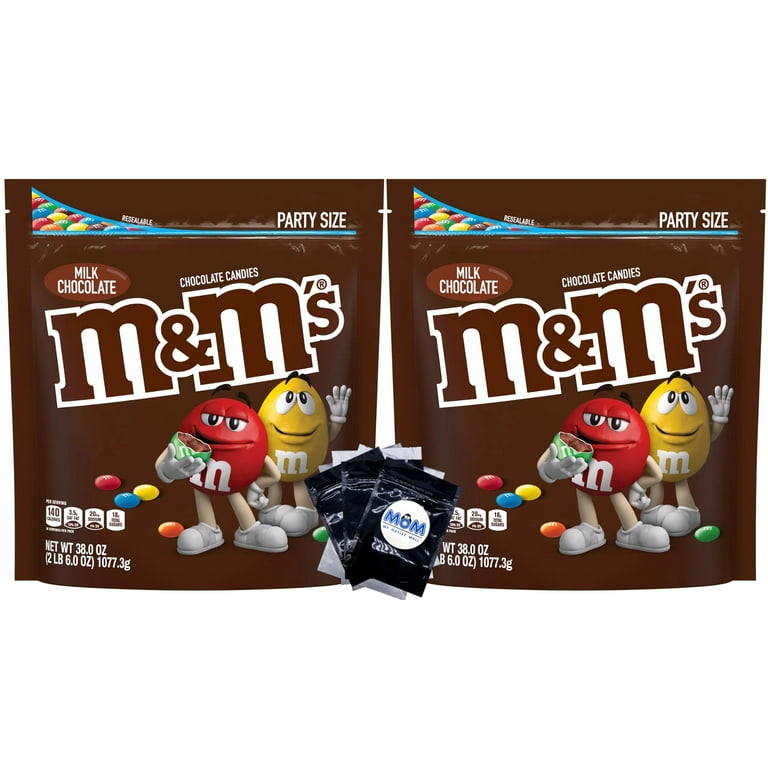M&M's Milk Chocolate Party Size Stand Up Pouch - 38oz