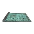 thumbnail image 2 of Ahgly Company Indoor Rectangle Persian Light Blue Traditional Area Rugs, 6' x 9', 2 of 4