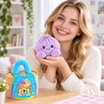 thumbnail image 4 of The Mystery Dumpling Plush, Blind Box Collectible Dumpling Plush Toy Plush Dumpling Squishy Toy Bao Bun Stress Relief Fidget Sensory Toy with Steamer Blind Box Cute Soft Squeeze Plushie Purple, 4 of 6