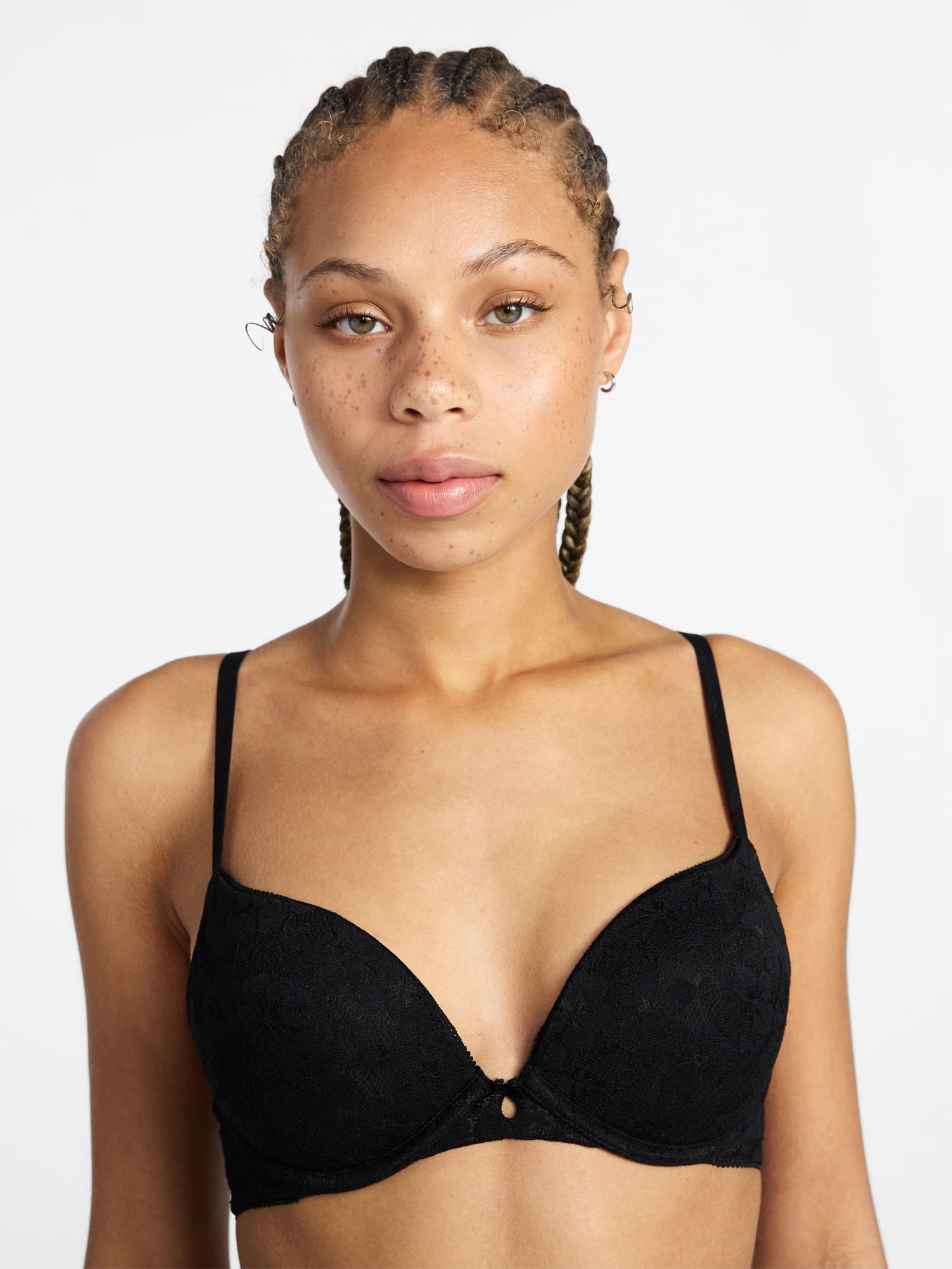 No Boundaries Allover Lace Push Up Bra, Women's 32B-40DD