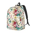 thumbnail image 1 of Balery Bird Butterfly Rose Mochila Clásica Impresa Básica para Viaje, Mochila Escolar Resistente al Agua, Mochila de Lona con Correas Ajustables-Medium, 1 of 5