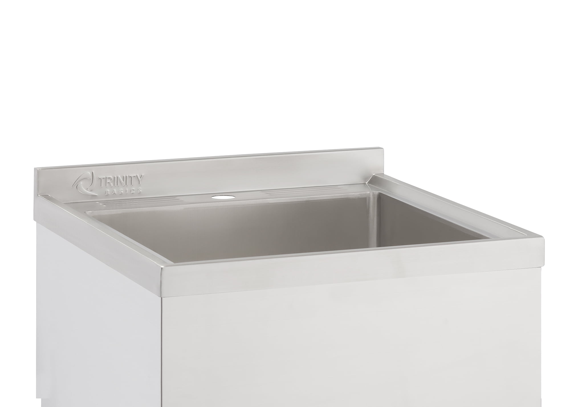 TRINITY BASICS EcoStorage® | 18x16x13 Basin | Stainless Steel Utility Sink | NSF | Chrome
