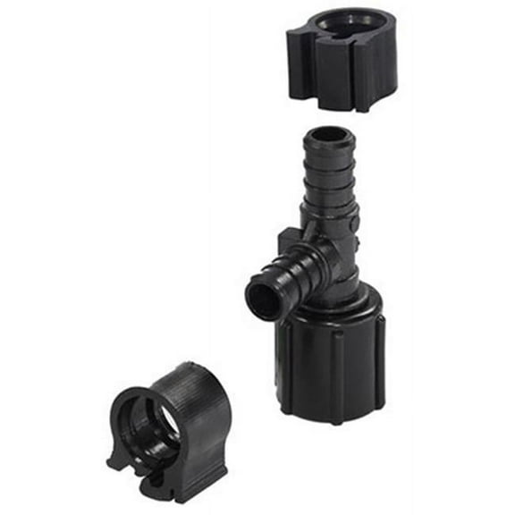 0.5 x 0.5 x 0.5 in. Swivel Tee