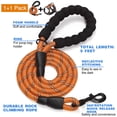 thumbnail image 2 of Arnés para perros TobedRi, ajustable, reflectante, sin tirones, color naranja L, 2 of 6