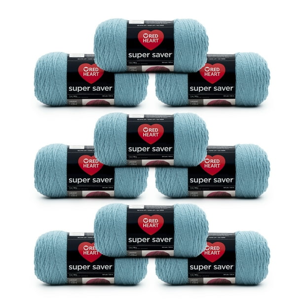 Red Heart® Super Saver® 4 Medium Acrylic Yarn, Country Blue 7oz/198g