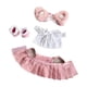 thumbnail image 3 of Ropa para muñecas de peluche de 15 cm, disfraces, vestido para muñecas de niña, trajes cómodos para muñecas rosa, 3 of 9